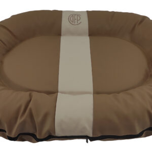 Cazo Oval Bed Oslo latte tooni pesa koertele 45x65x9 cm
