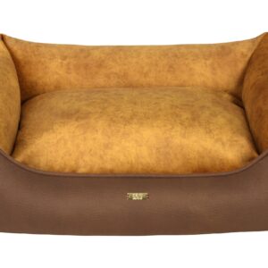 Cazo Soft Bed Velvet Gold pesa koertele 93x72 cm