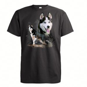 T-särk Siberi Husky suurus S