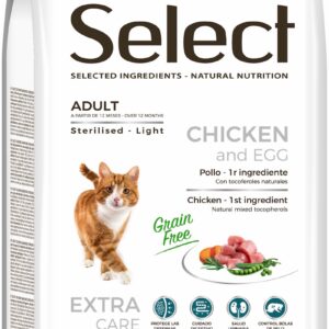 Select Adult Grain Free Sterilised - Light kassitoit 0,4kg