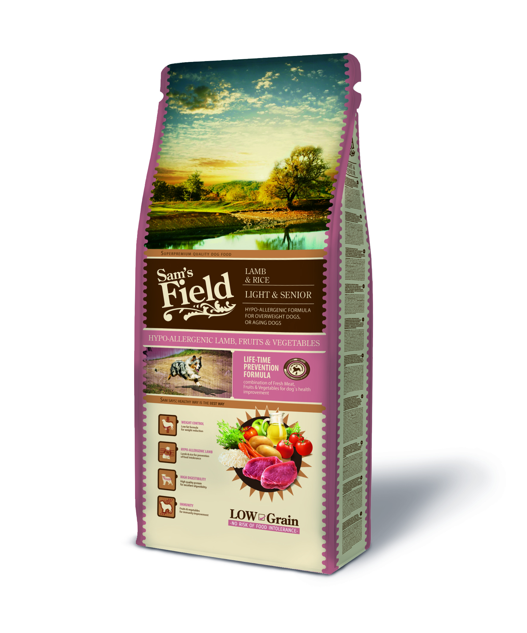 Sam's Field Light & Senior koeratoit 2,5 kg