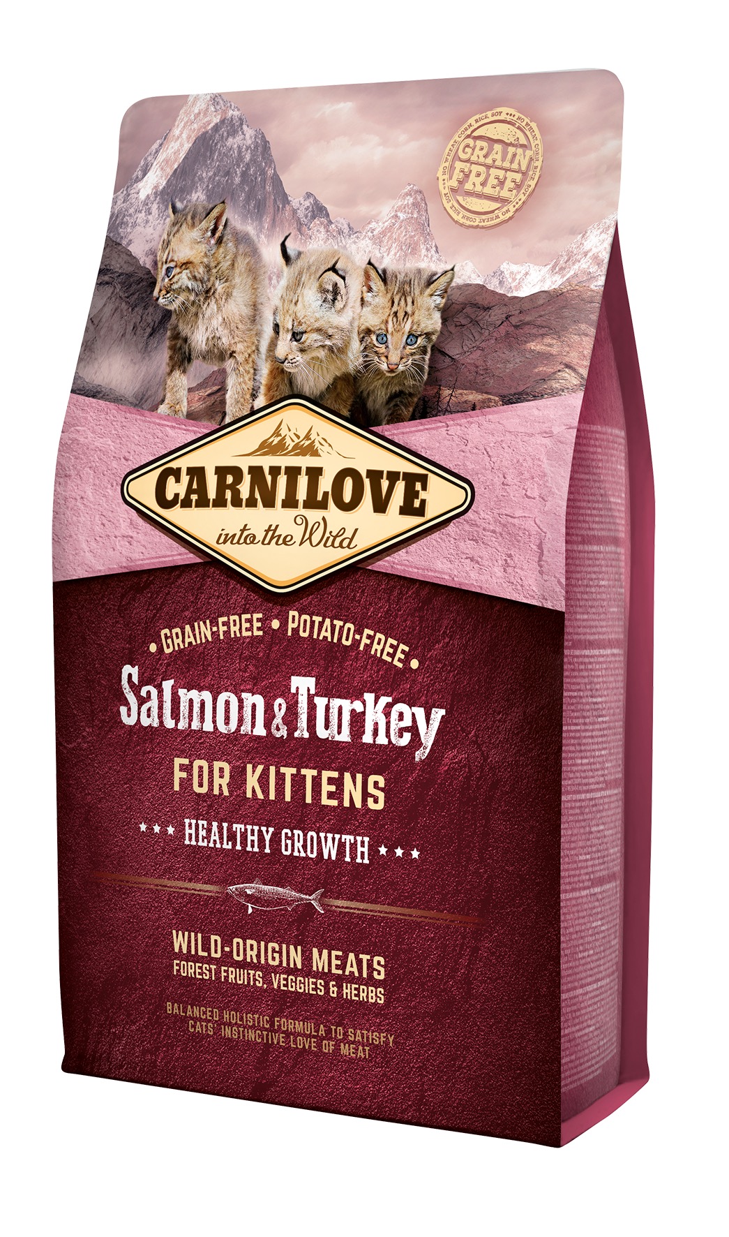 Carnilove Salmon & Turkey for Kittens kassitoit 2 kg