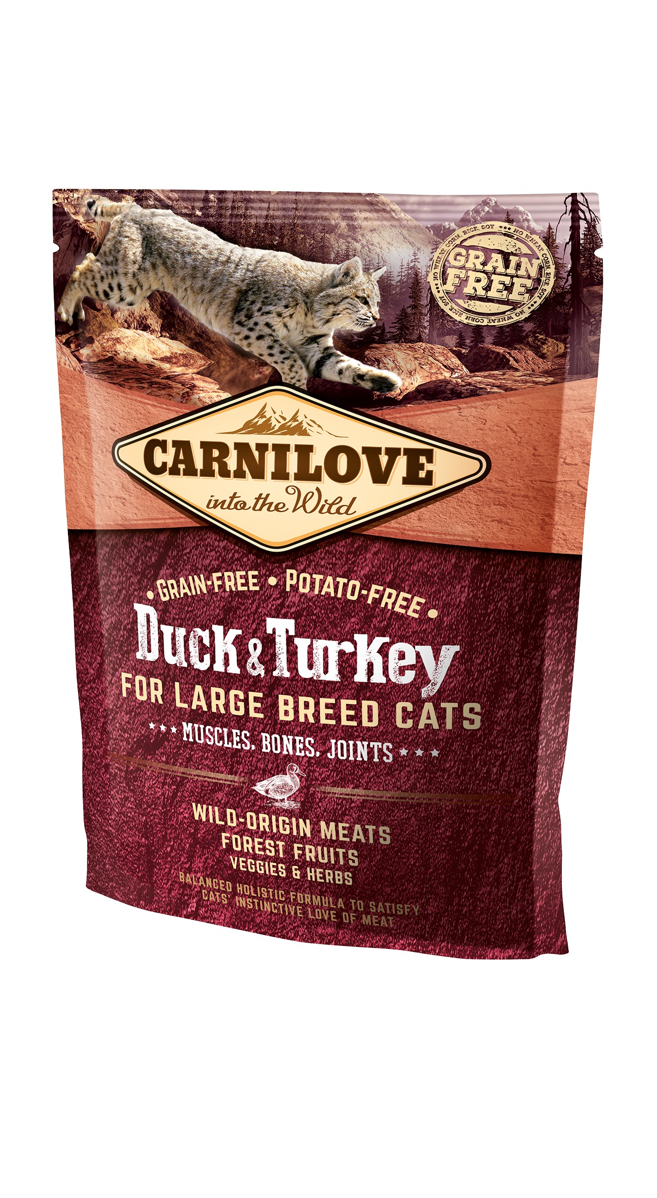 Carnilove Duck & Turkey for Large Breed kassitoit 400g