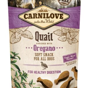 Carnilove Dog Snack Quail & Oregano maiused koerale 200g