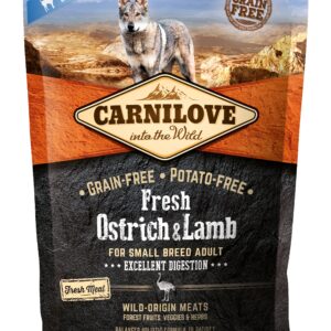 Carnilove Fresh Ostrich & Lamb for Small Adult koeratoit 1,5 kg