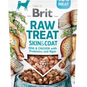 Brit Raw külmkuivatatud maius Skin & Coat koertele 40g