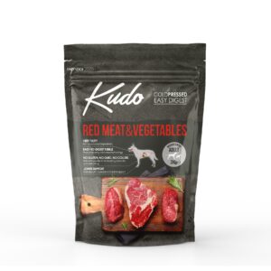 Kudo Red Meat & Vegetables külmpressitud koeratoit 3kg