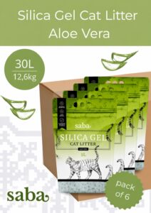 SABA Aloe Vera lõhnaline silikageelist kassiliiv 30L