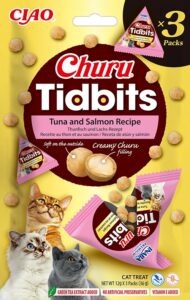 Churu Tidbits kassimaius tuunikala ja lõhega 3x12g