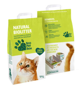 Eco Pet Box Natural Biolitter heina- ja puidugraanul 5kg