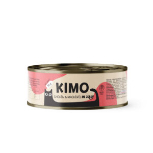 Kimo Chicken & Mackerel in Jelly konserv kassidele 70g