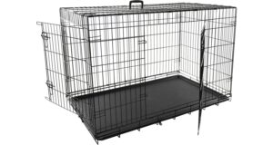 Flamingo must metallpuur Keo koerale XXL 76x120x82cm