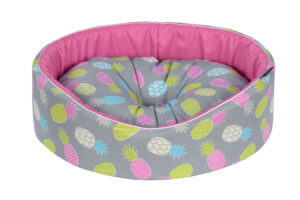 Cazo Foam Bed Cotton Fruit pesa koertele 44x38 cm