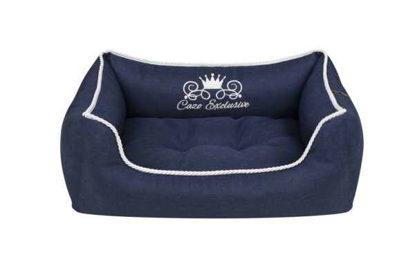 Cazo Soft Bed Royal Line Navy pesa koertele 95x75 cm