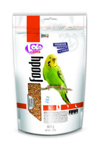 LoLo Pets Foody täissööt viirpapagoidele 600g