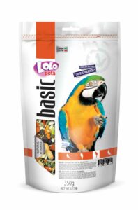 LoLo Pets Foody täissööt suurtele papagoidele 350g