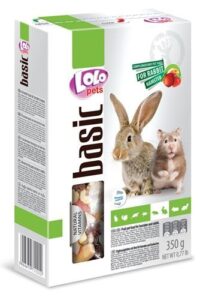 LoLo Pets Foody täiendsööt närilistele puuviljadega 350g