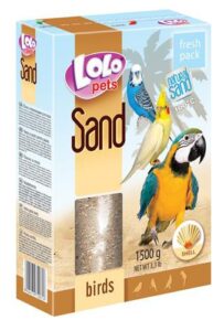LoLo Pets merekarpidega puuriliiv lindudele 1,5kg
