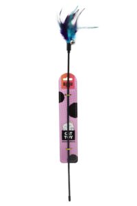 Bubu Pets kassiõng värviliste sulgedega 55cm (assortii)