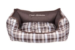 Cazo Soft Bed Scotland Line pruun pesa koertele 95x70 cm
