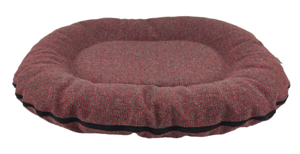 Cazo Oval Bed Luna punane pesa koertele 90x120x16 cm