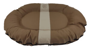 Cazo Oval Bed Oslo latte tooni pesa koertele 60x80x14 cm