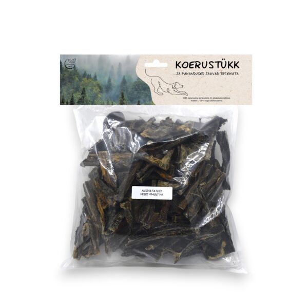 Koerustükk kuivatatud veise magu koerale 1kg