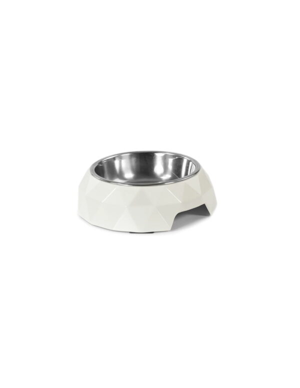 Record valge melamiinist alusega kauss koerale ø 14cm - 160ml