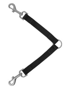 Freedog must nailonist kahe koera rihm Duo 15mm x 17cm