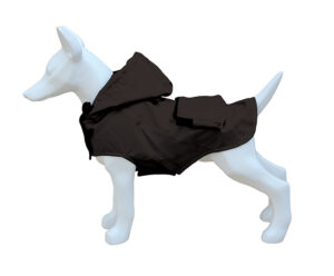 Freedog Pocket must vihmajope koerale 35cm