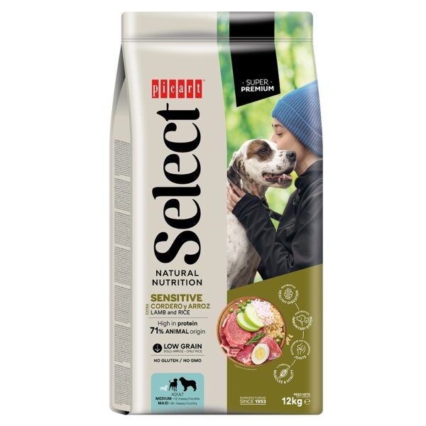 Select Adult Sensitive Lamb and Rice koeratoit 12kg