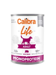 Calibra Life Adult Wild boar with Cranberries konserv koertele 400g