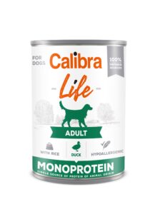 Calibra Life Adult Duck with Rice konserv koertele 400g
