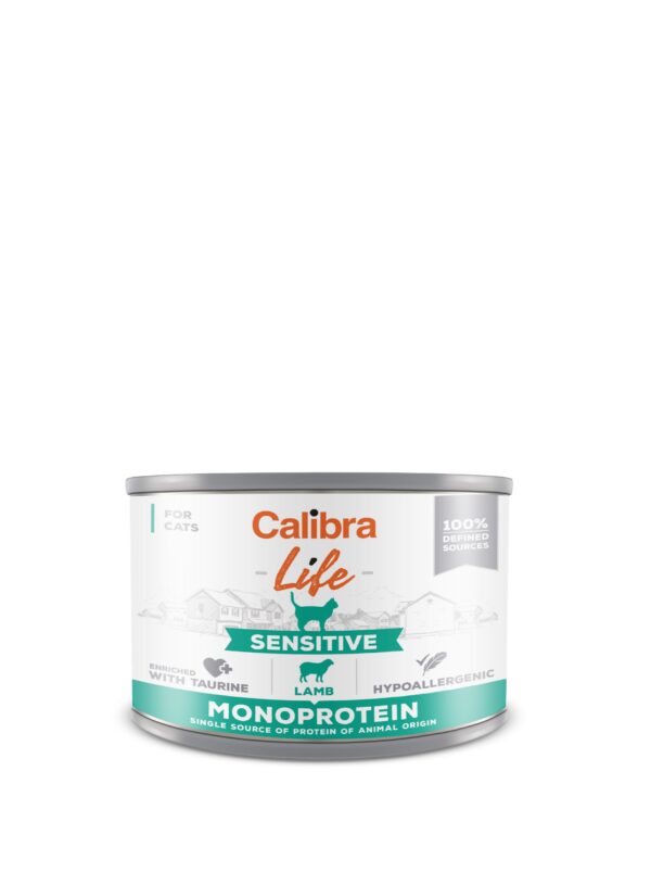 Calibra Life Sensitive Lamb konserv kassidele 200g