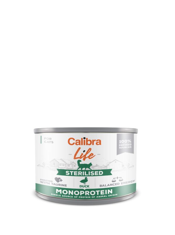 Calibra Life Sterilised Duck konserv kassidele 200g