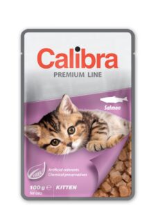 Calibra Premium Kitten Salmon märgtoit kassipoegadele 100g