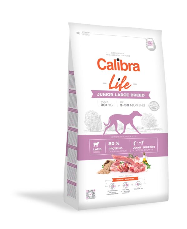 Calibra Life Junior Large Breed Lamb koeratoit 12kg