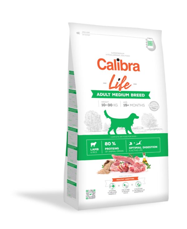 Calibra Life Adult Medium Breed Lamb koeratoit 2,5kg