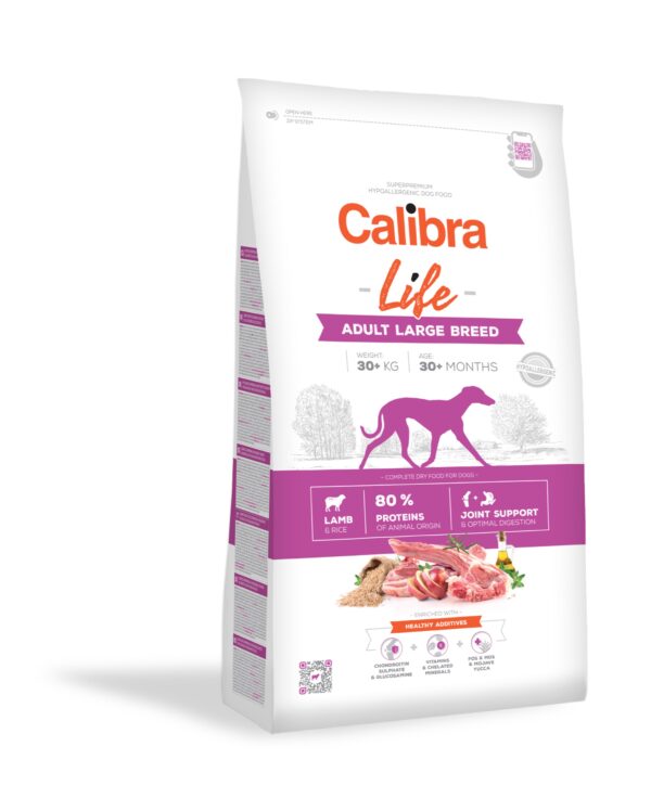 Calibra Life Adult Large Breed Lamb koeratoit 12kg