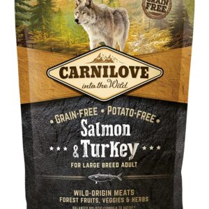 Carnilove Salmon & Turkey for Large Breed Adult koeratoit 1,5 kg