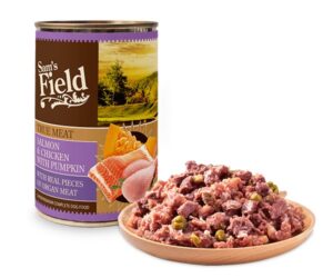 Sam's Field Salmon & Chicken with Pumpkin konserv koertele 400g
