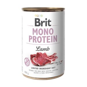 Brit Mono Protein Lamb konserv koertele 400g