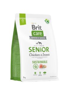 Brit Care Sustainable Senior Chicken & Insect koeratoit 3kg