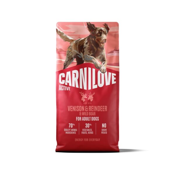Carnilove Active Venison & Reindeer & Wild Boar koeratoit 12kg