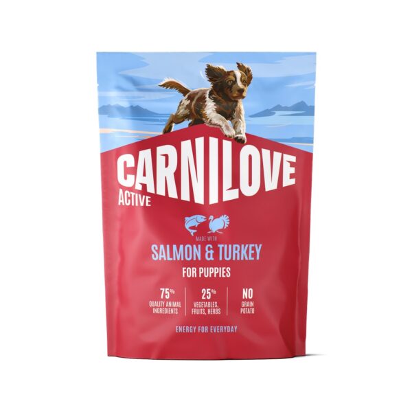 Carnilove Active Salmon & Turkey Puppy koeratoit 1,5kg