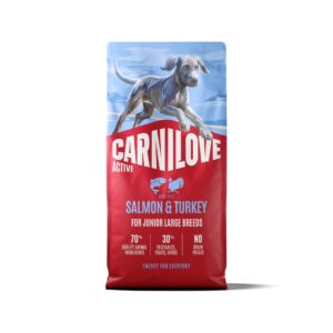Carnilove Active Salmon & Turkey Junior LB koeratoit 12kg