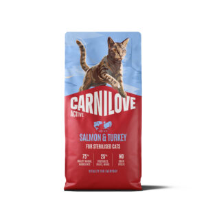Carnilove Active Salmon & Turkey Adult Sterilised kassitoit 6kg