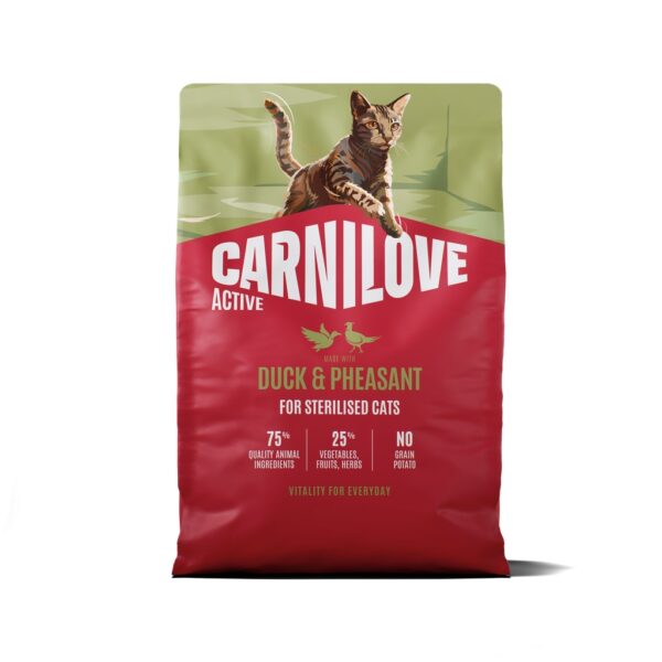 Carnilove Active Duck & Pheasant Adult Sterilised kassitoit 2kg