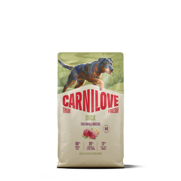 Carnilove True Fresh Duck Adult Small Breed koeratoit 4kg