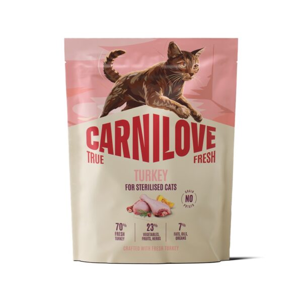 Carnilove True Fresh Turkey Sterilised kassitoit 0,4kg
